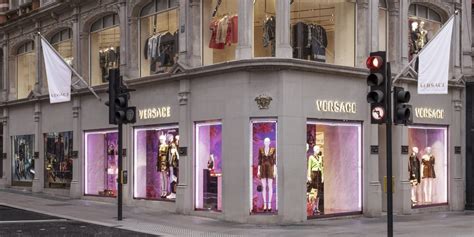 Versace Flagship Store in London .